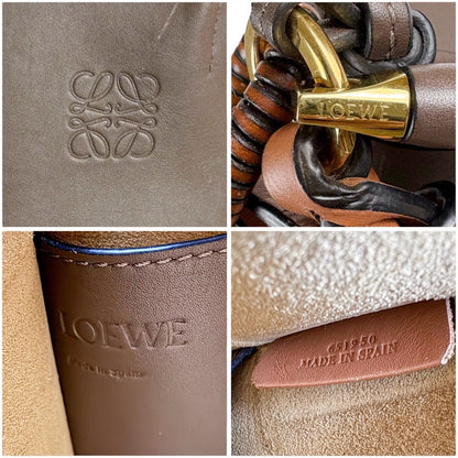 Loewe Gate Bucket Shoulder Bag Cocoa Brown — view 11