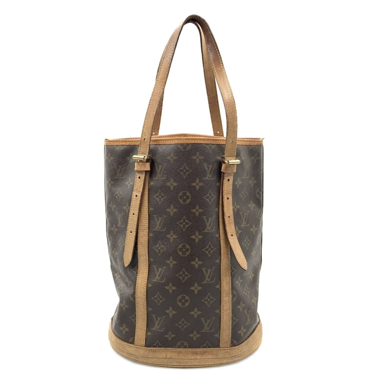 Louis Vuitton Monogram Bucket GM Shoulder Bag Brown