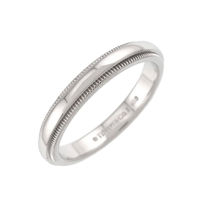 Tiffany & Co Milgray Ring Pt Platinum Together Milgrain