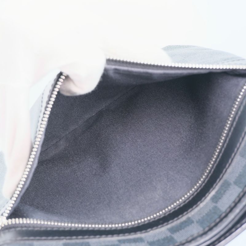 Louis Vuitton Thomas N58028 Damier Graphite Canvas Black Vi3171 Unisex Shoulder