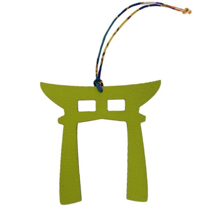 Hermes Petitiach Torii Leather Yellow Other Tag