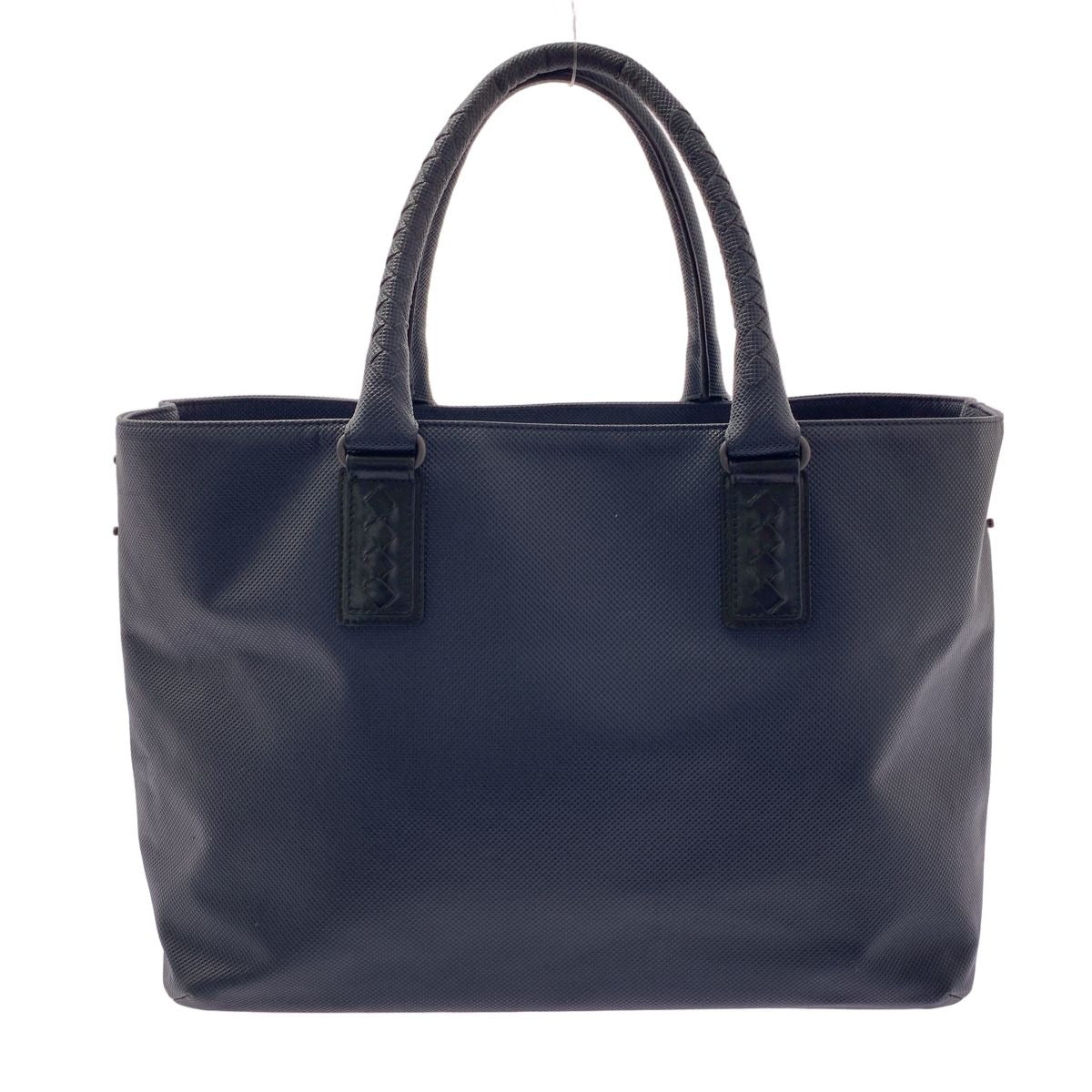 Bottega Veneta Marco Polo Leather Tote Navy