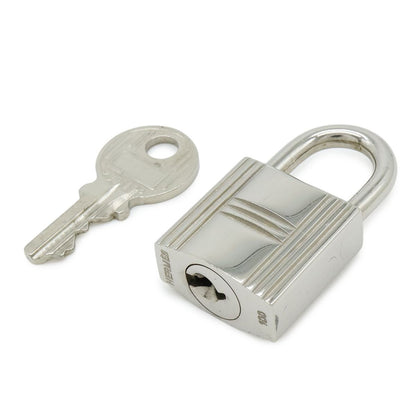 Hermes Cadena Padlock Key with Metal Silver