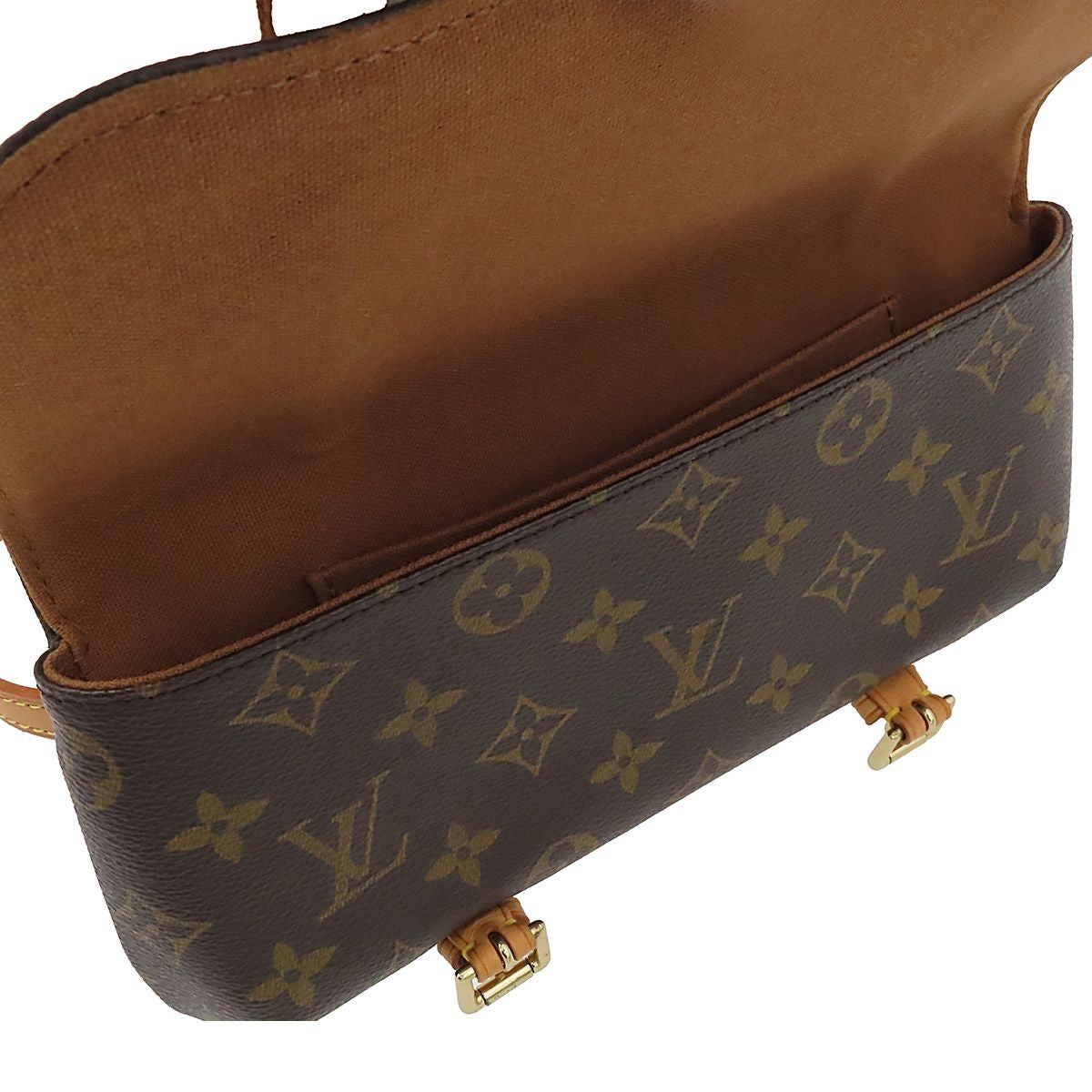 Louis Vuitton Pochette Marelle Brown Gold Monogram Canvas Waist Bag — view 5