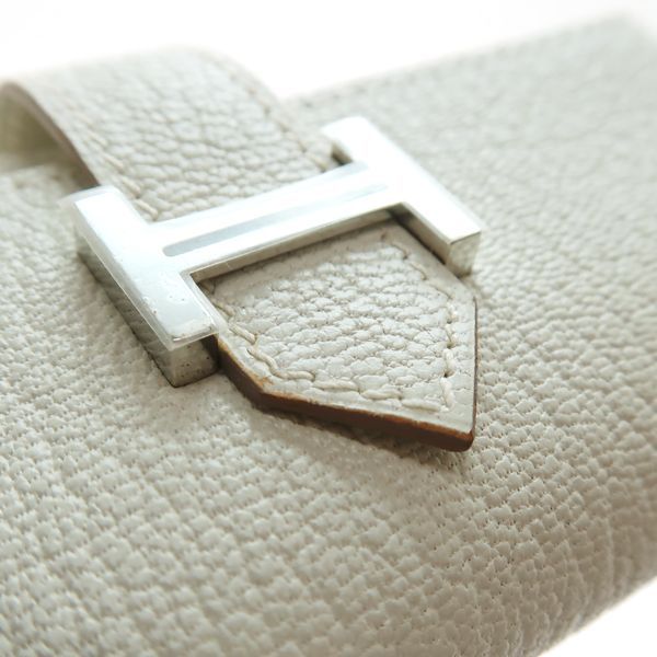 Hermes Bearn Key Case 4 Series Chevre White Series Similar To Svhardware Hermes