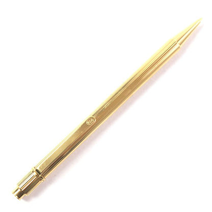  Cartier Must De Cartier Striped Logo Nock Mechanical Pencil Gold