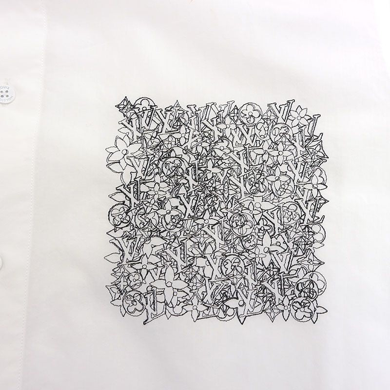 Louis Vuitton Short Sleeve Shirt Size S Cotton White