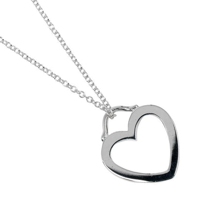 Tiffany & Co Sentimental Heart 925 Silver Ladies 2.4g Necklace