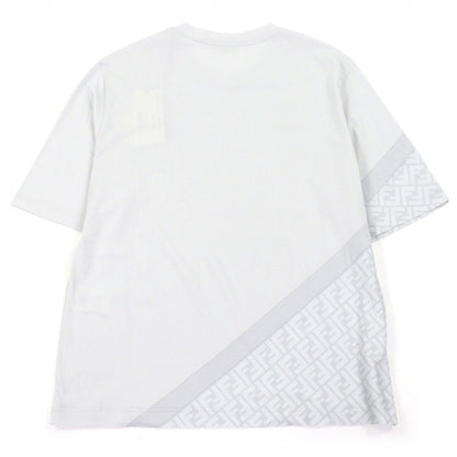 Fendi Cotton Zucca FF Logo Short Sleeve Shirt — view 3