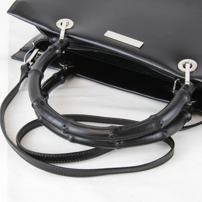 Gucci 002-1016 200047 Shoulder Bag 2way Bamboo Handbag Leather Women