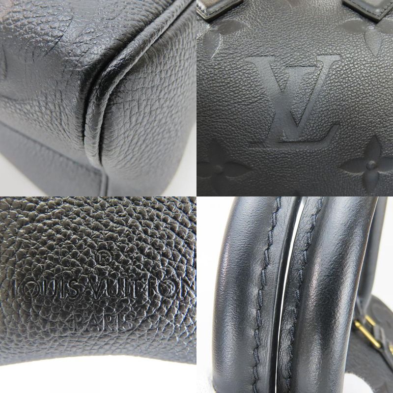 Louis Vuitton Handbag Speedy M58951 Bandoliere 25 Monogram Empreinte Noir Black