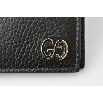 Gucci Wallet Fold Dorian Black Calf Leather Never — view 3