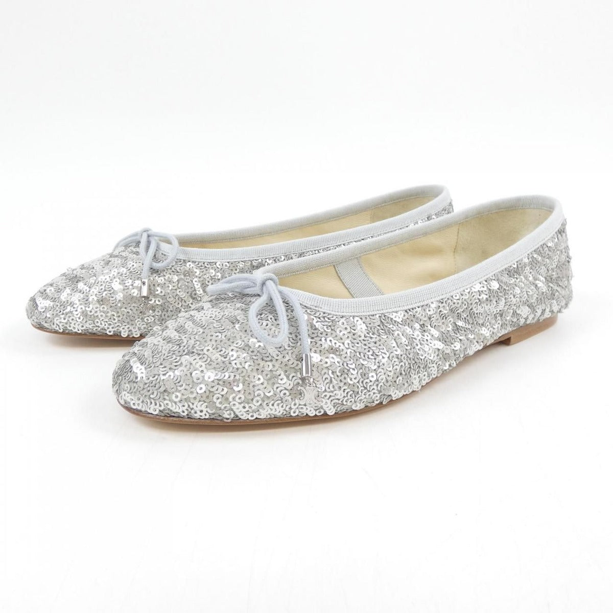 Celine Flat Shoes Silver 37 — view 3