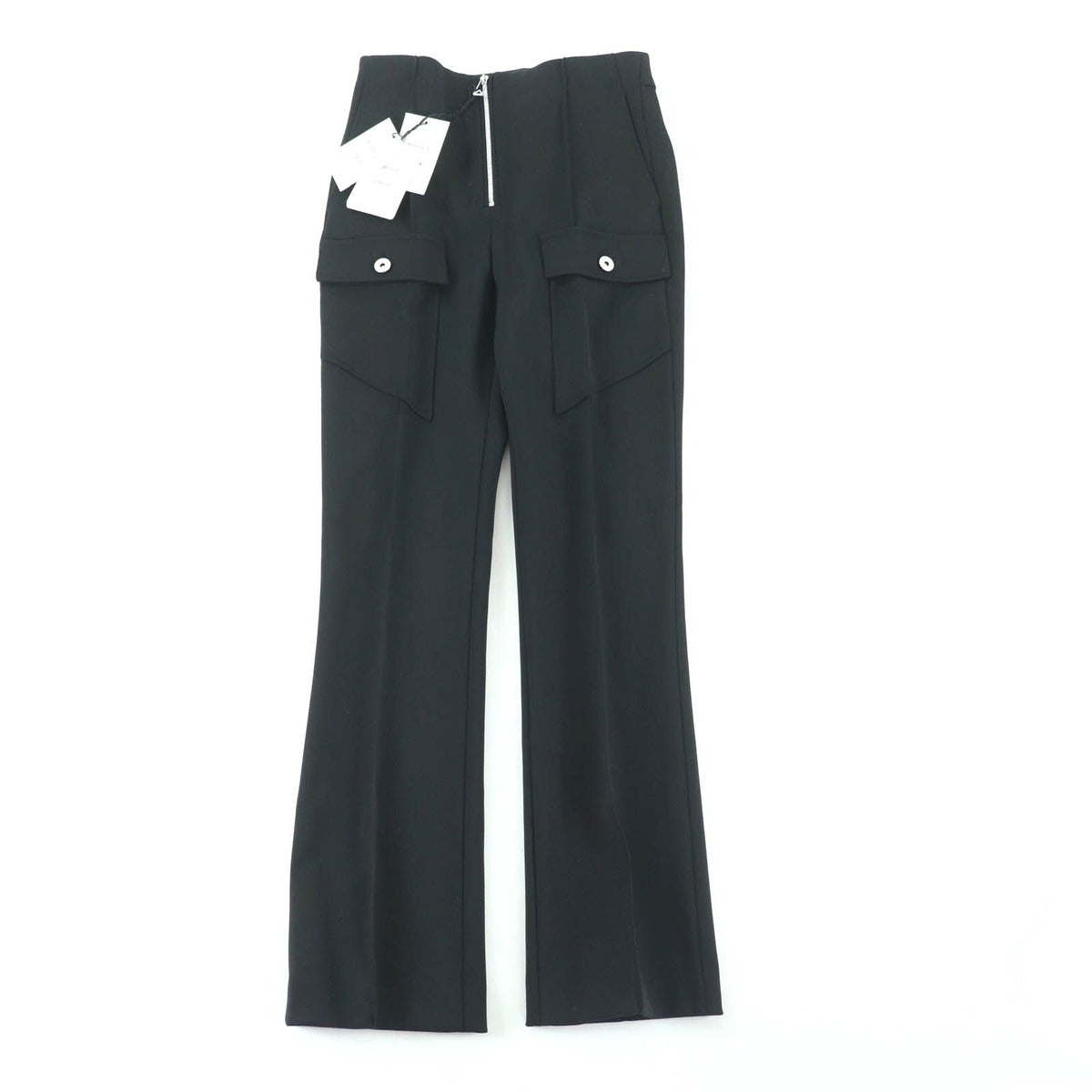 Bottega Veneta 2021 Center Press Flare Pants