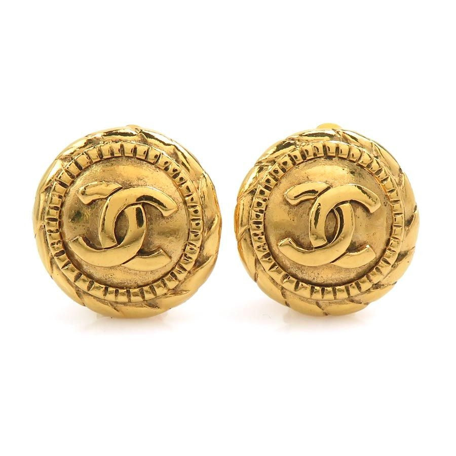 Chanel Earrings CC Logo
