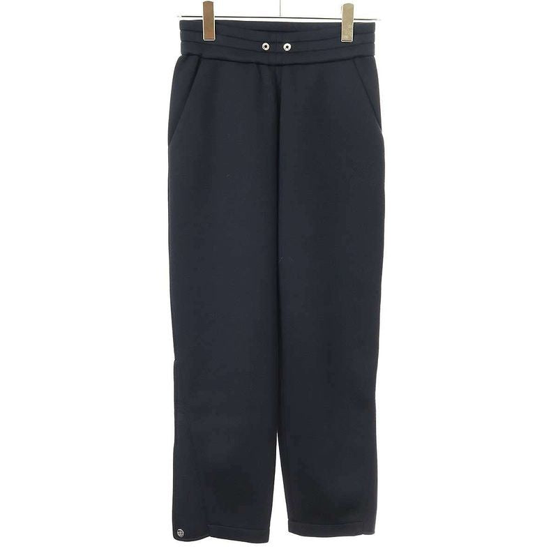 Chanel 2015 Coco Mark Stitch Bonding Jersey Pants Aw003 Navy 38
