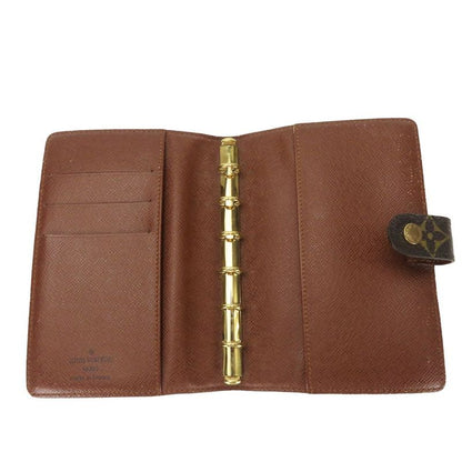 Louis Vuitton Notebook Cabas - Agenda PM R20005 Monogram Brown Gold Hardware