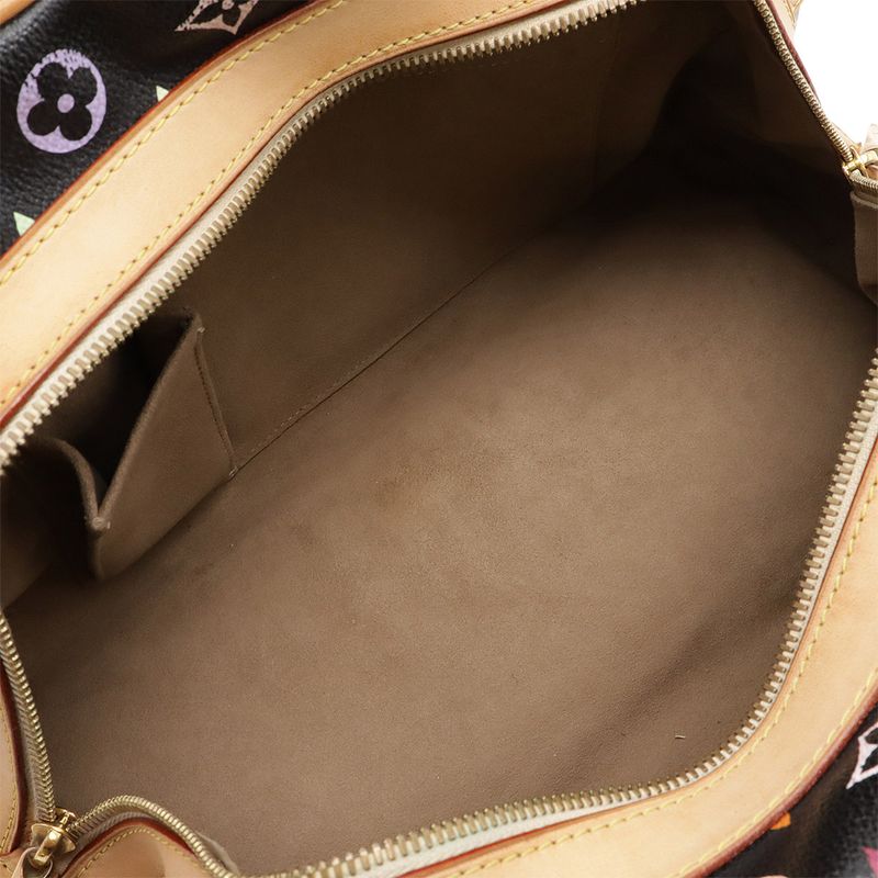 Louis Vuitton Monogram Multicolor Claudia Handbag Shoulder Bag Noir Black M40194