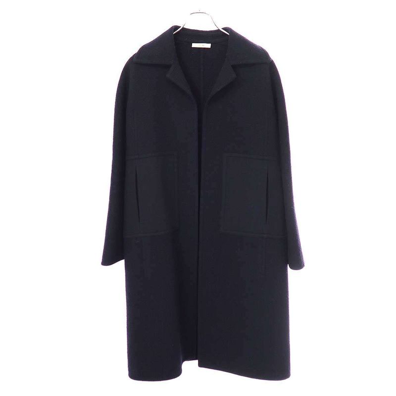Celine Phoebe Period Wool Long Coat 2 8p02 5955 Navy 38