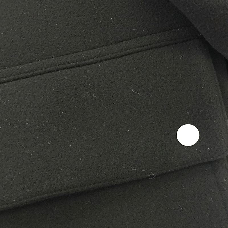 Hermes Leather Wool Melton Jacket - 48 - Black - Men's