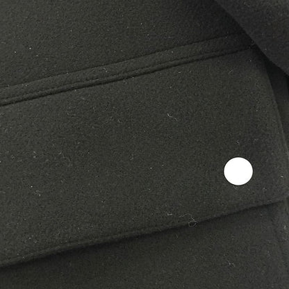 Hermes Leather Wool Melton Jacket - 48 - Black - Men's