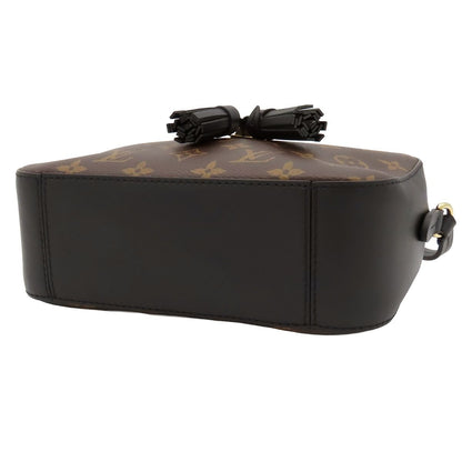 Louis Vuitton Saintonge Brown Noir Monogram Canvas Leather 2-Way Shoulder Bag — view 4