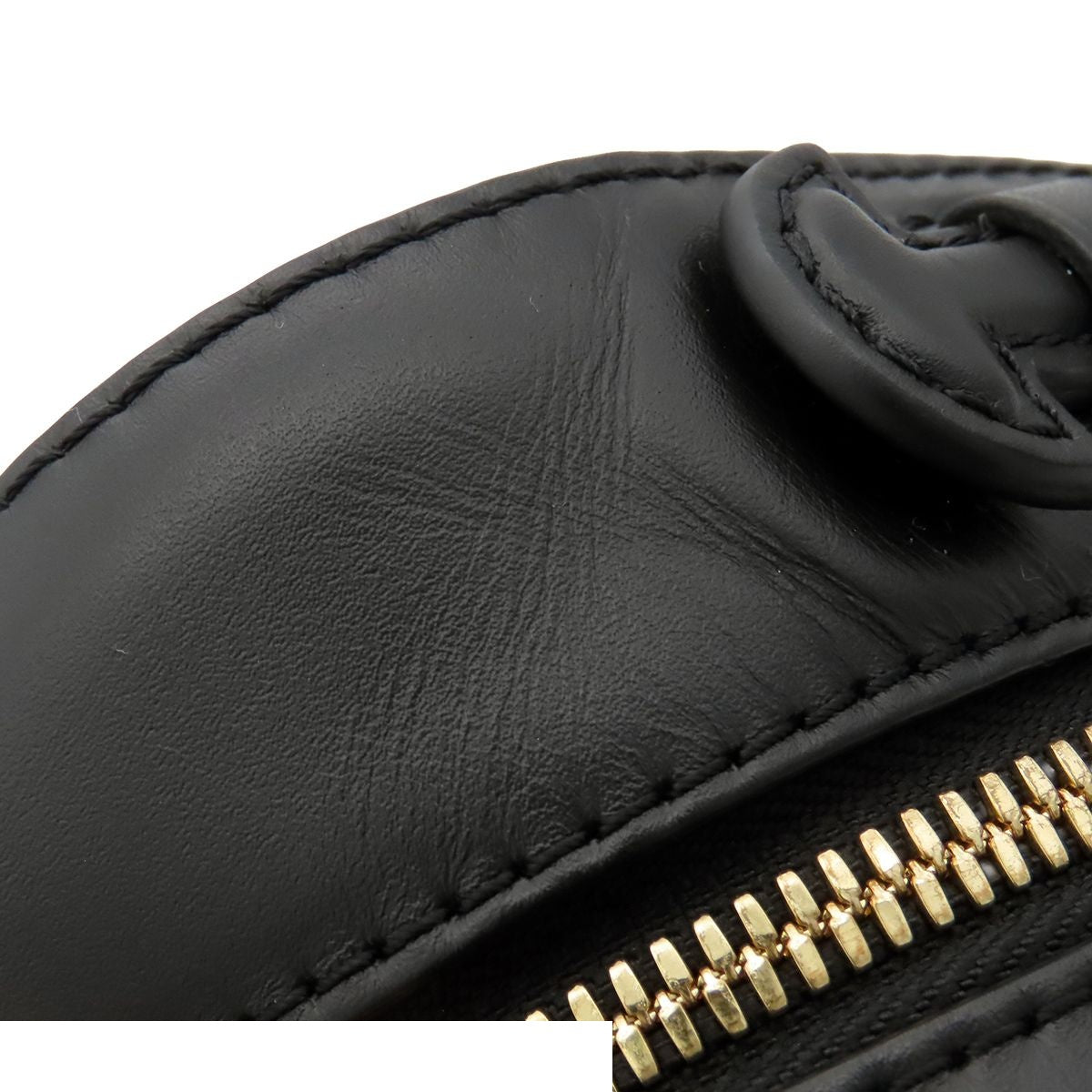 Louis Vuitton Saintonge Brown Noir Monogram Canvas Leather 2-Way Shoulder Bag — view 8