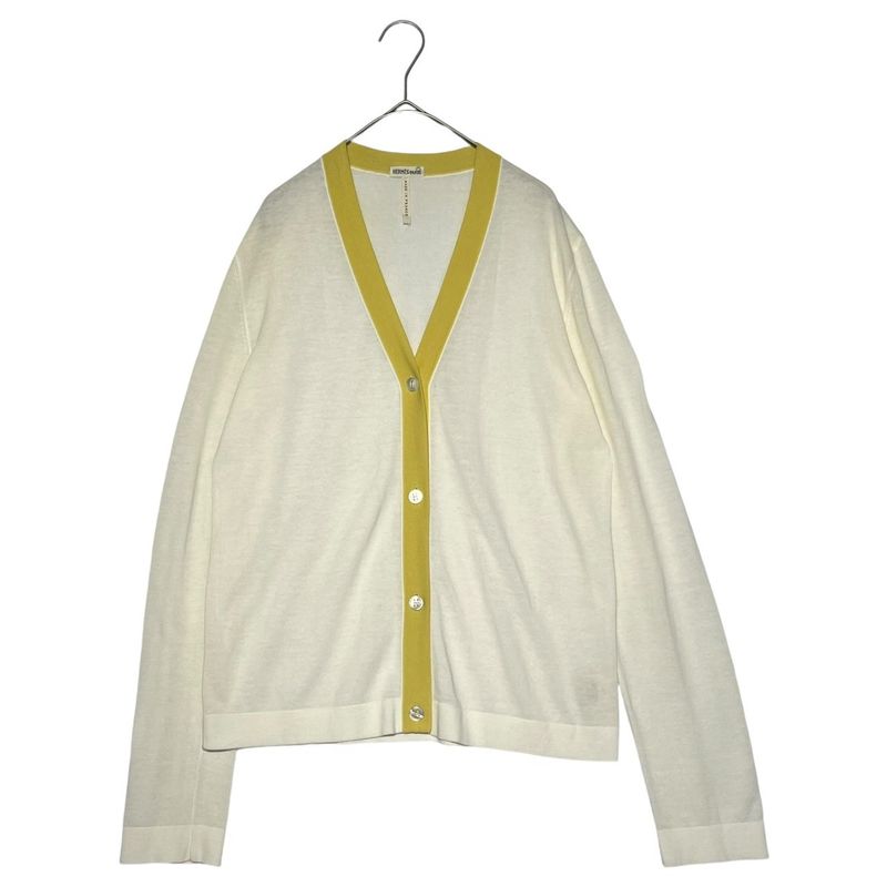 Hermes by Margiela Bicolor Cardigan Margiela Period Bicolor Cotton Cardigan Me