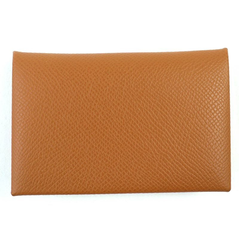 Hermes Calvi Vaux Epson Gold Silver Hardware Business Card Holder Case