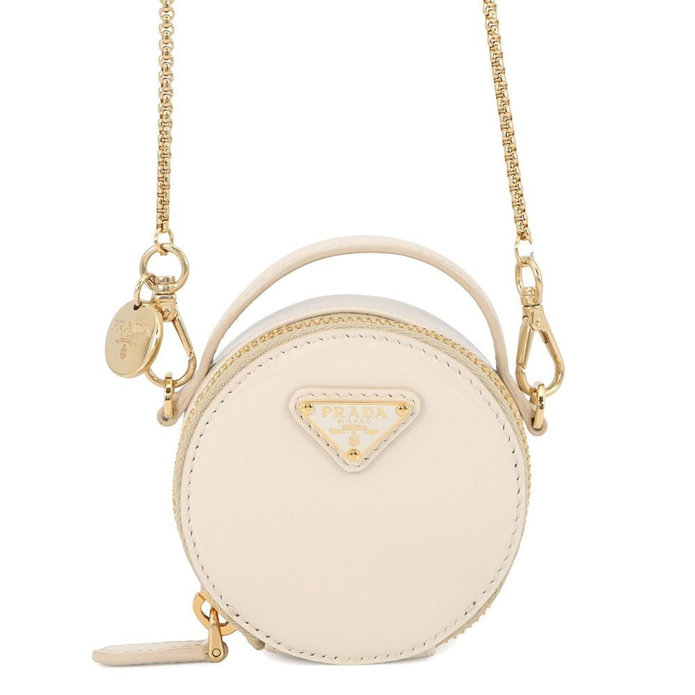 Prada Pouch Triangle Logo Chain Mini