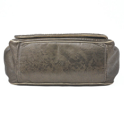 Chanel Shoulder Bag Coco Mark Full Flap Leather Gold With Silver Hardware