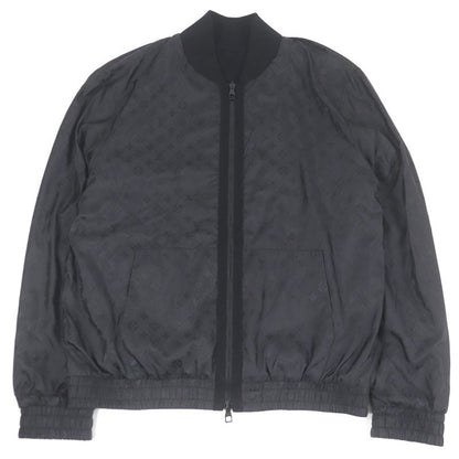 Louis Vuitton 2023 Monogram Reversible WZIP Bomber Jacket Black XL Made In