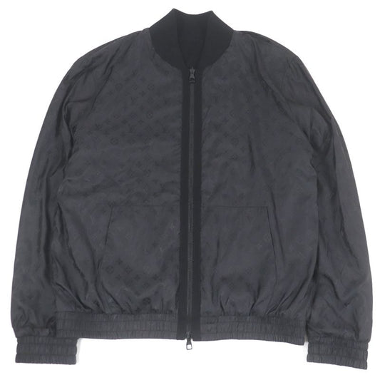 Louis Vuitton 2023 Monogram Reversible WZIP Bomber Jacket Black XL Made In