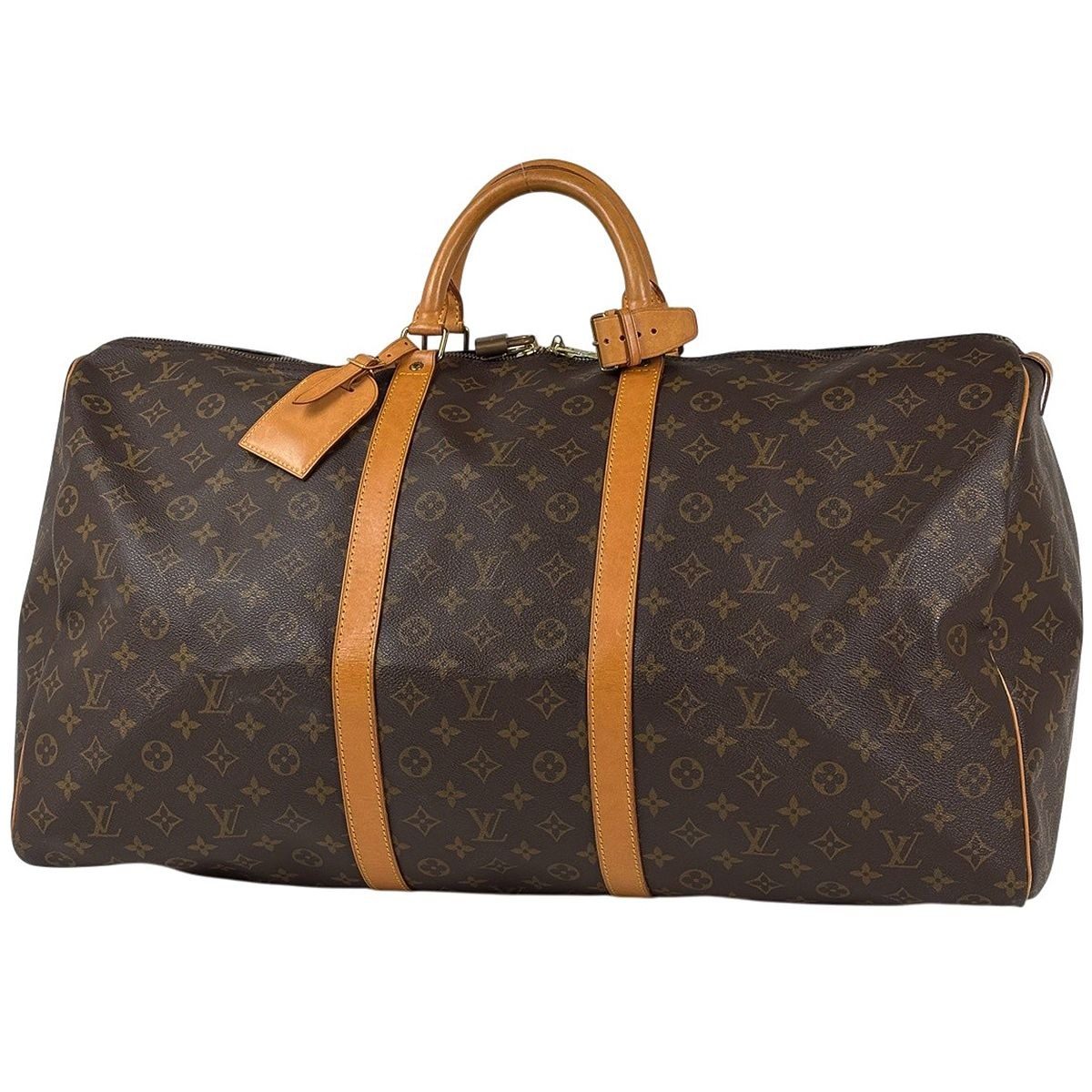 Louis Vuitton Keepall 60 Boston Bag Monogram Brown
