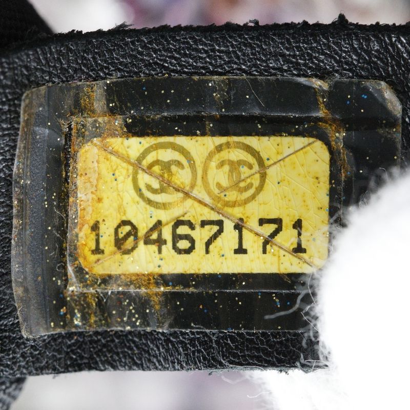 Chanel Camellia Tweed Purple Ladies Shoulder Bag