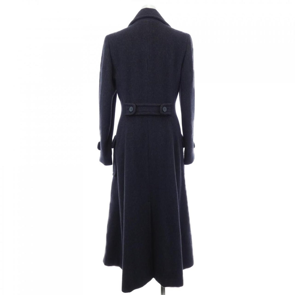 Chanel Vintage Coat Brown 36 Navy — view 2