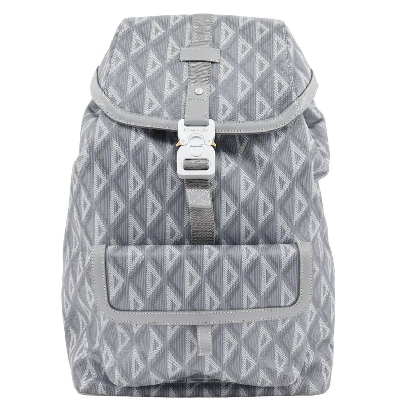 Dior Christian Dior HIT THE ROAD Backpack 1esba021cdp PVC Gray Men's Backpack/da