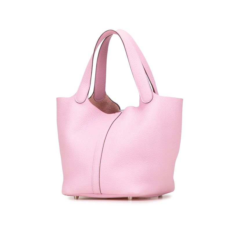 Hermes Picotin Lock MM Mauve Sylvestre Taurillon Clemence Ladies Hermes