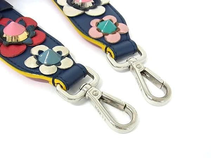 Fendi Strap You Leather For Bag Shoulder Strap Shoulder Women's Navy And