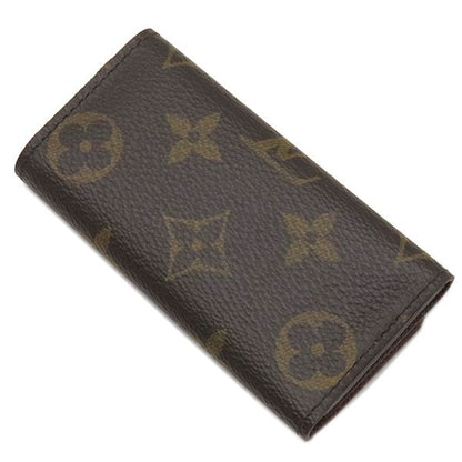 Louis Vuitton Key Case Multicles 4 Monogram Canvas Monogram Gold Hardware Brown