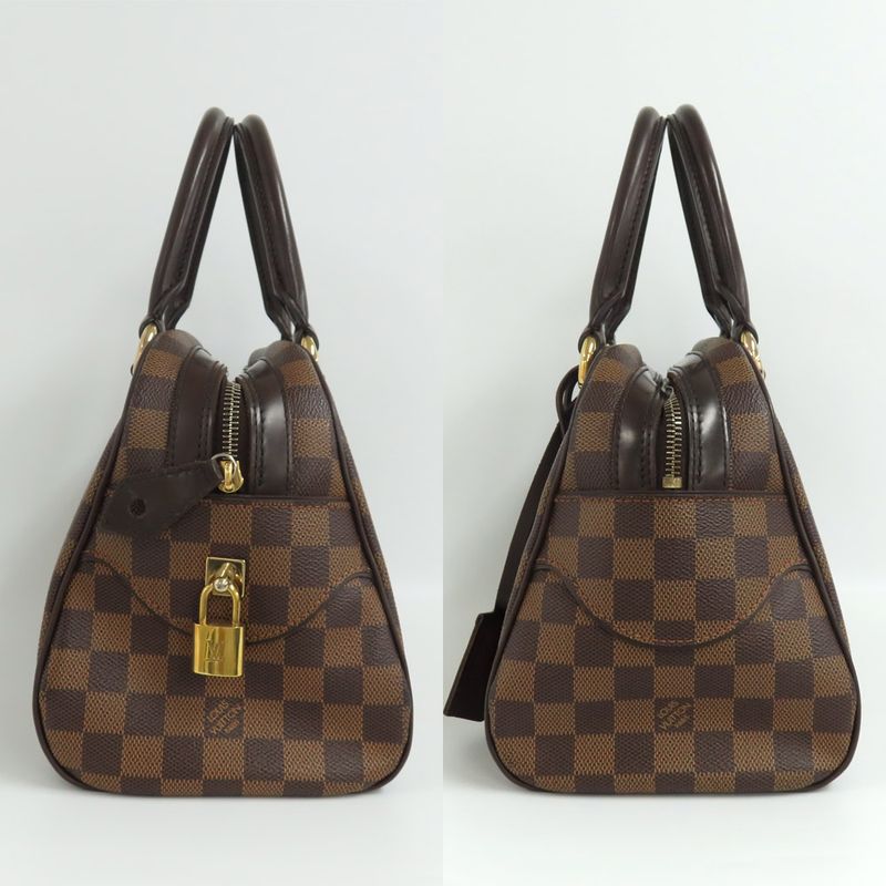 Louis Vuitton Duomo N60008 Damier Ebene Tote Bag Handbag Dome Shape