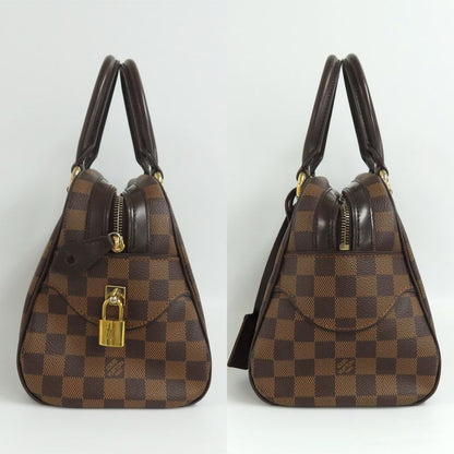 Louis Vuitton Duomo N60008 Damier Ebene Tote Bag Handbag Dome Shape