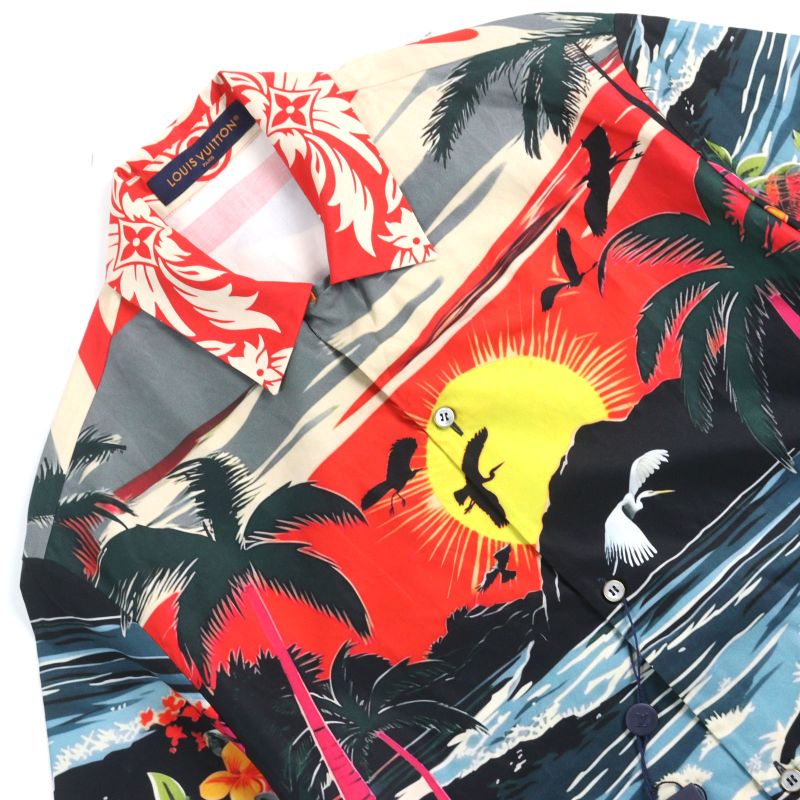 Louis Vuitton 24AW 1afqy6 Camicia A Maniche Corte In Cotone Stampato Monogram -