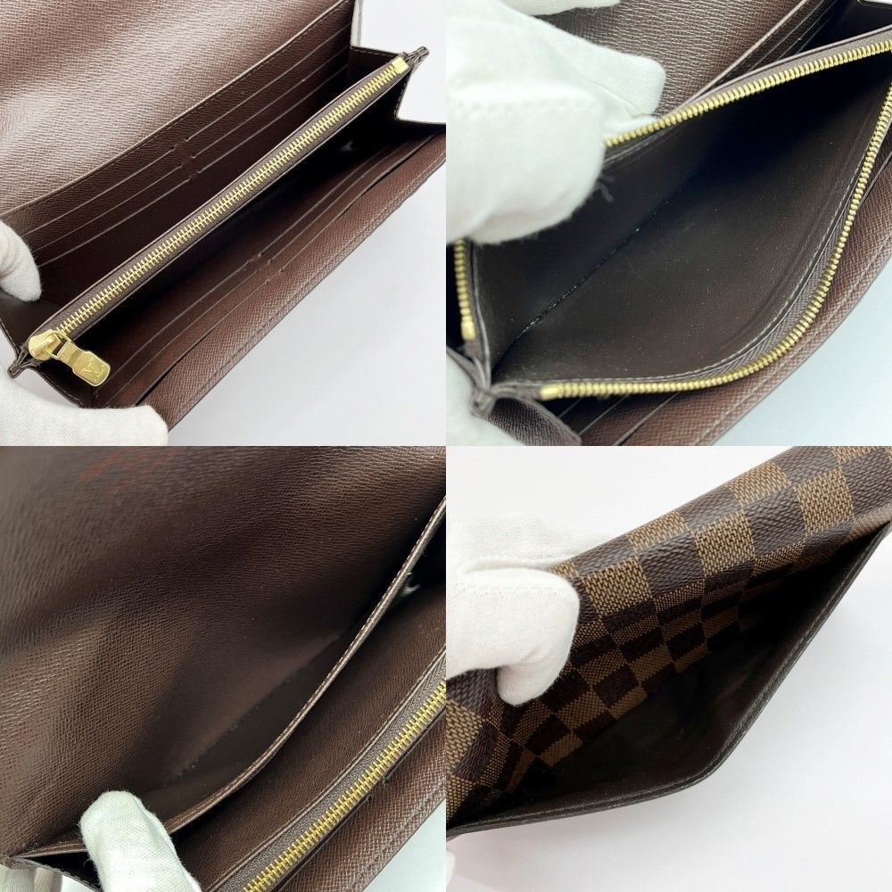 Louis Vuitton Long Wallet Damier Portefeuille Sarah