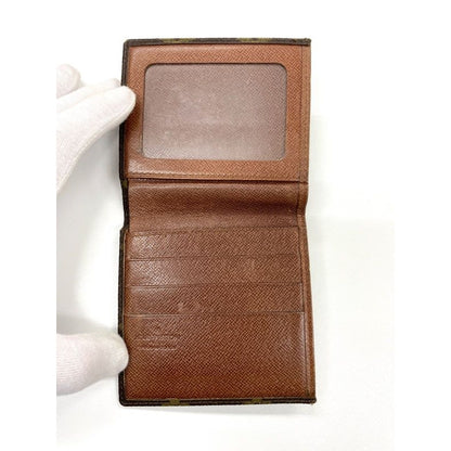 Louis Vuitton Monogram Porte Vier Carte Bleue Bifold Billfold Passcase Card — view 7