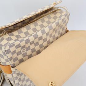 Louis Vuitton Damier Azure Naviglio N51189 Unisex Shoulder Bag