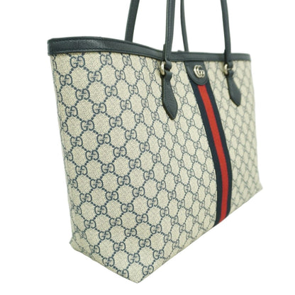Gucci Tote Ophidia Navy Silver — view 2