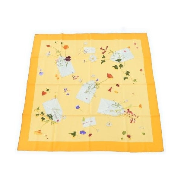 Hermes Bandana Scarf Yellow