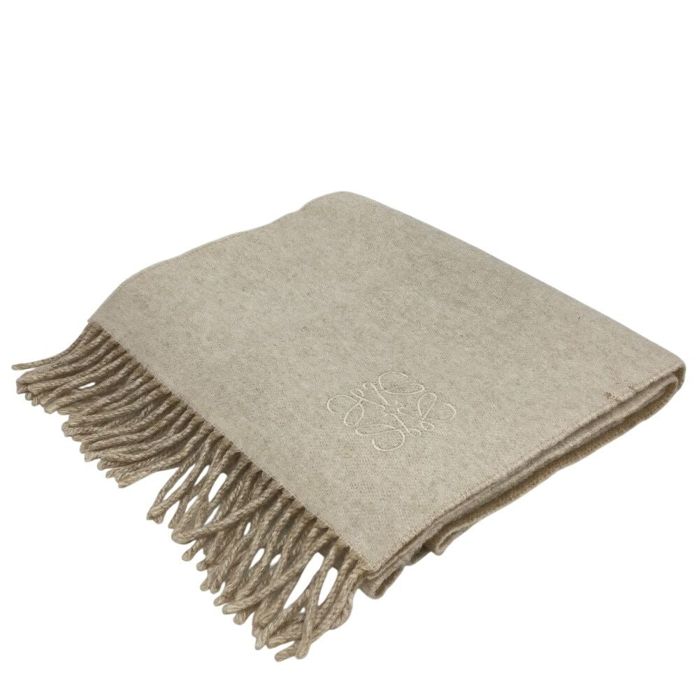 Loewe Muffler White Scarf