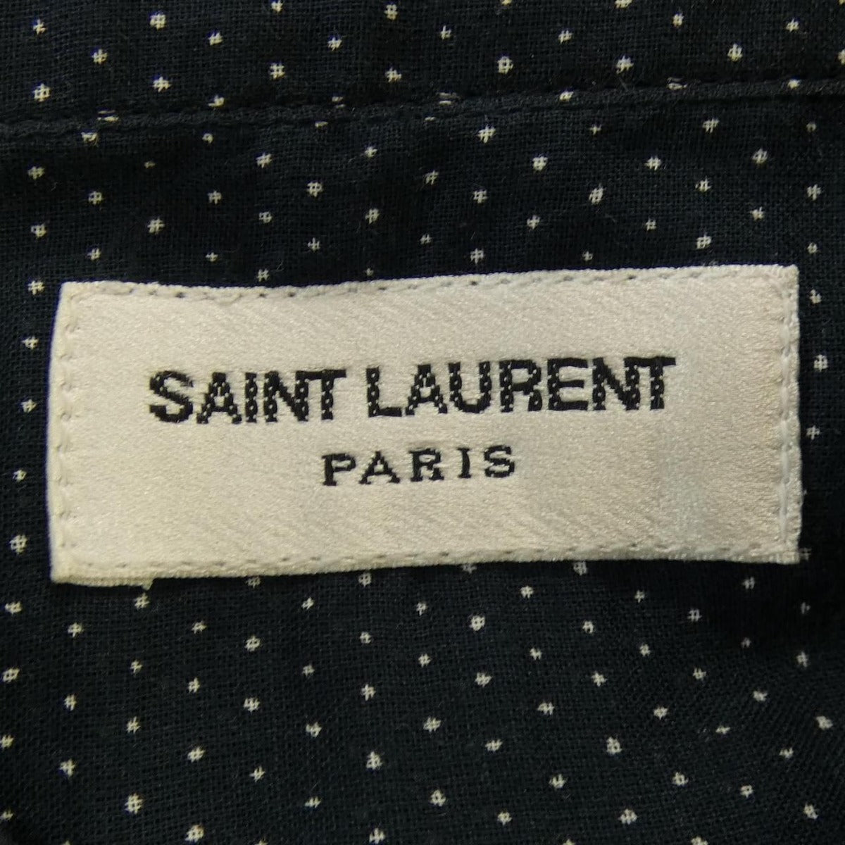 Saint Laurent Shirt Navy 38 Dots — view 4